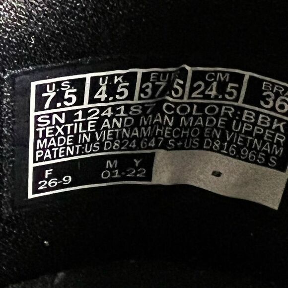 Womens SKECHERS GO WALK Joy Sensational Day Black Slip On Shoes / Size 7.5 - Picture 8 of 8